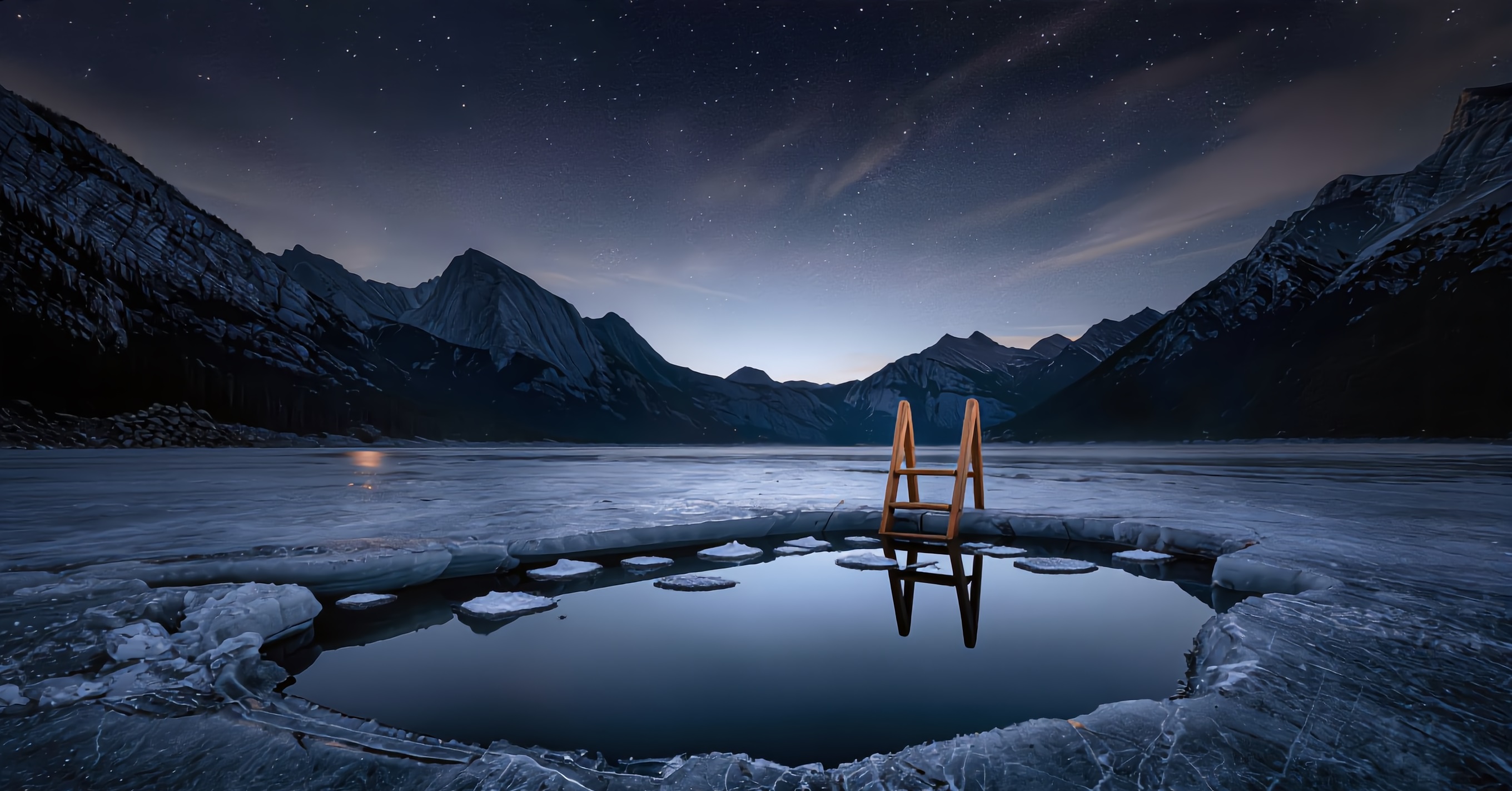 Arctic ice background